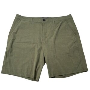 Reef Mens Hybrid Walk Shorts Olive Green Size 38 Stretch Casual Beach Board